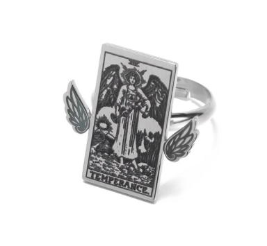 Tarot Card Adjustable Rings