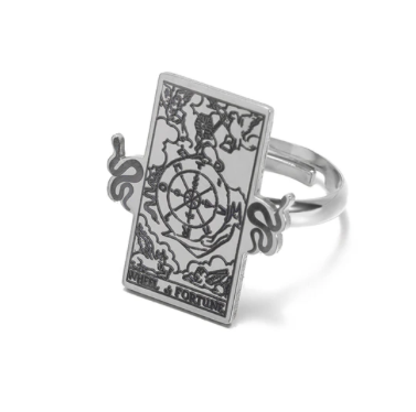 Tarot Card Adjustable Rings