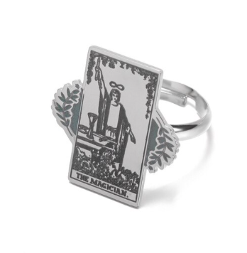 Tarot Card Adjustable Rings