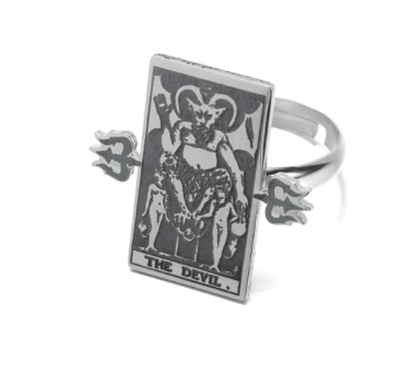 Tarot Card Adjustable Rings