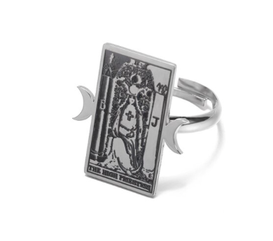 Tarot Card Adjustable Rings