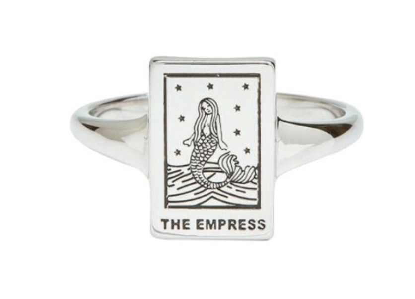 Tarot Card Adjustable Ring - Moon